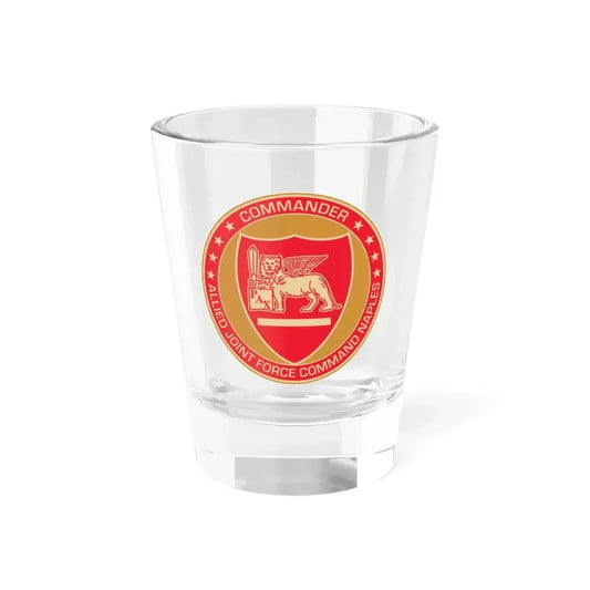 CAJFC Naples Commander Allied Joint Forces (U.S. Navy) Shot Glass 1.5oz 1.5oz - Go Mug Yourself