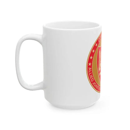 CAJFC Naples Commander Allied Joint Forces (U.S. Navy) White Coffee Mug - Go Mug Yourself