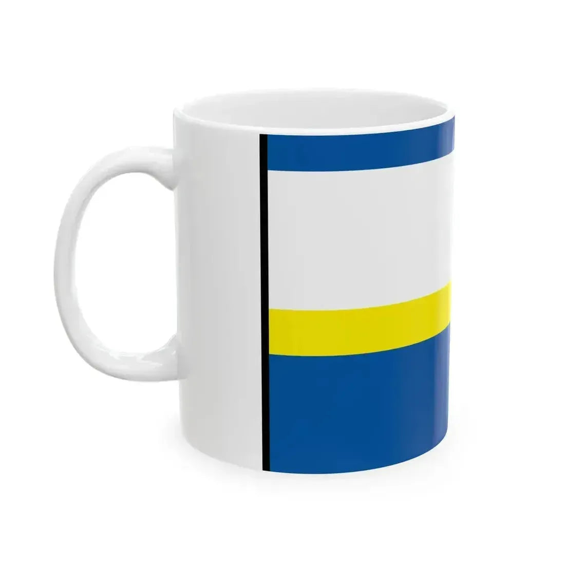 Cakajovce Nitra Flag (Slovakia) White Coffee Mug - Go Mug Yourself