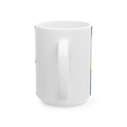 Cakajovce Nitra Flag (Slovakia) White Coffee Mug - Go Mug Yourself
