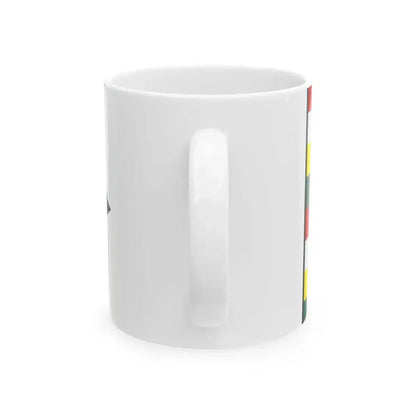 Cakanovce Kosice Okolie Flag (Slovakia) White Coffee Mug - Go Mug Yourself