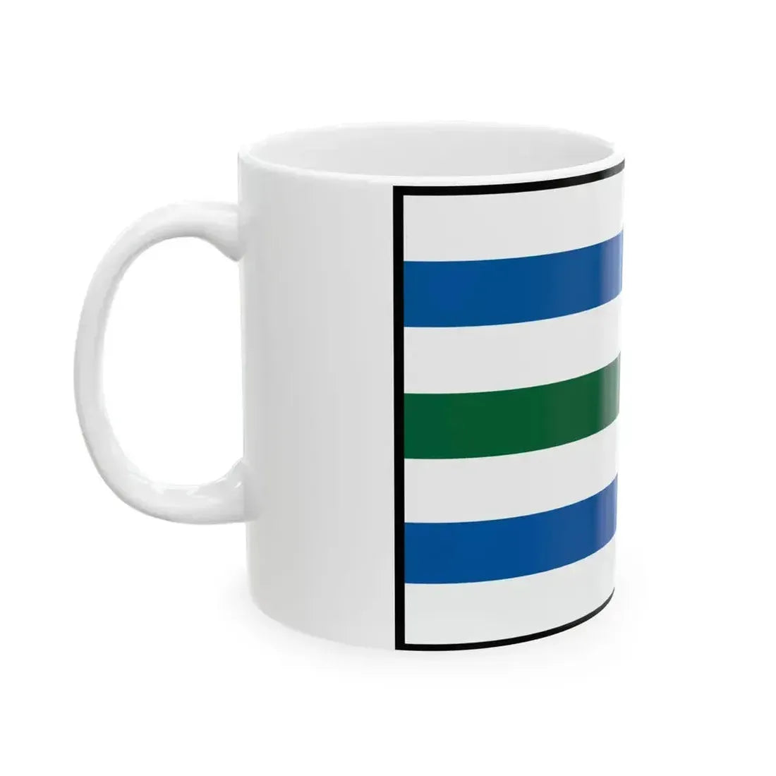 Cakanovce Lucenec Flag (Slovakia) White Coffee Mug - Go Mug Yourself