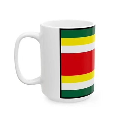 Cakov Rimavska Sobota Flag (Slovakia) White Coffee Mug - Go Mug Yourself