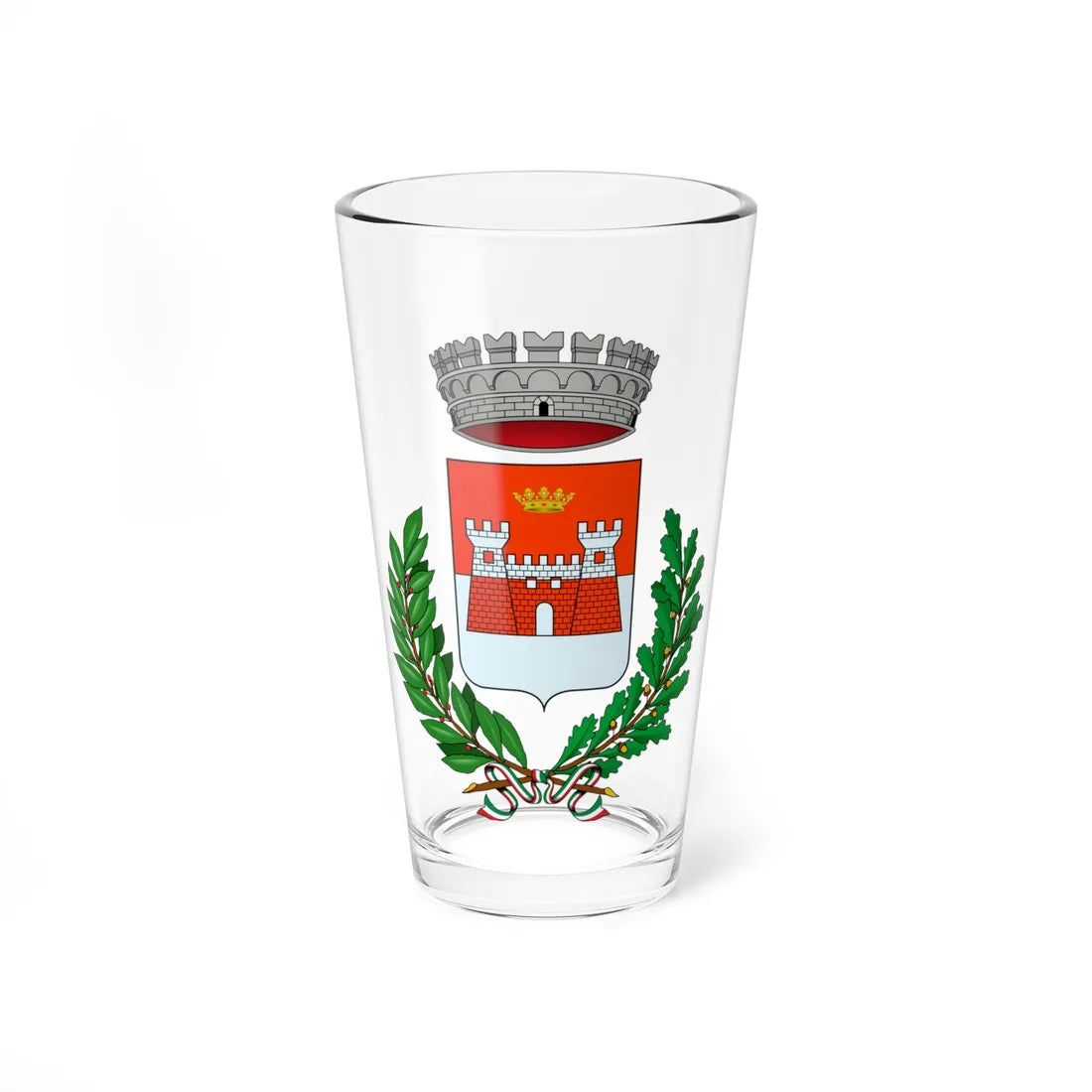 Calamandrana-Stemma (Italy) (Coat of Arms) Pint Glass 16oz 16oz - Go Mug Yourself
