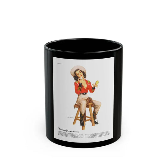 Calamity, Esquire, September 1947 - Black Coffee Mug 11oz - Go Mug Yourself