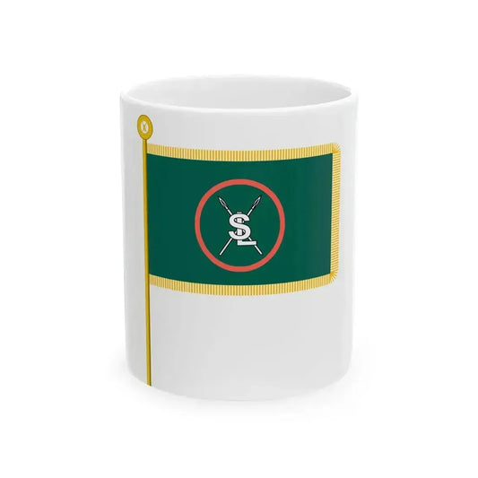 Calanka Taliyeha Ciidanka Qaranka Somaliland (Mali) White Coffee Mug 11oz - Go Mug Yourself
