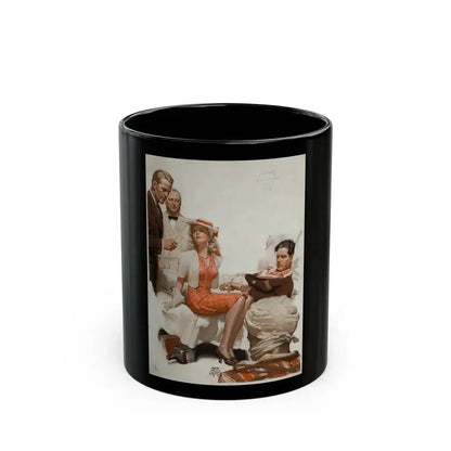 Calcutta Adventure, 1940 - Black Coffee Mug 11oz - Go Mug Yourself