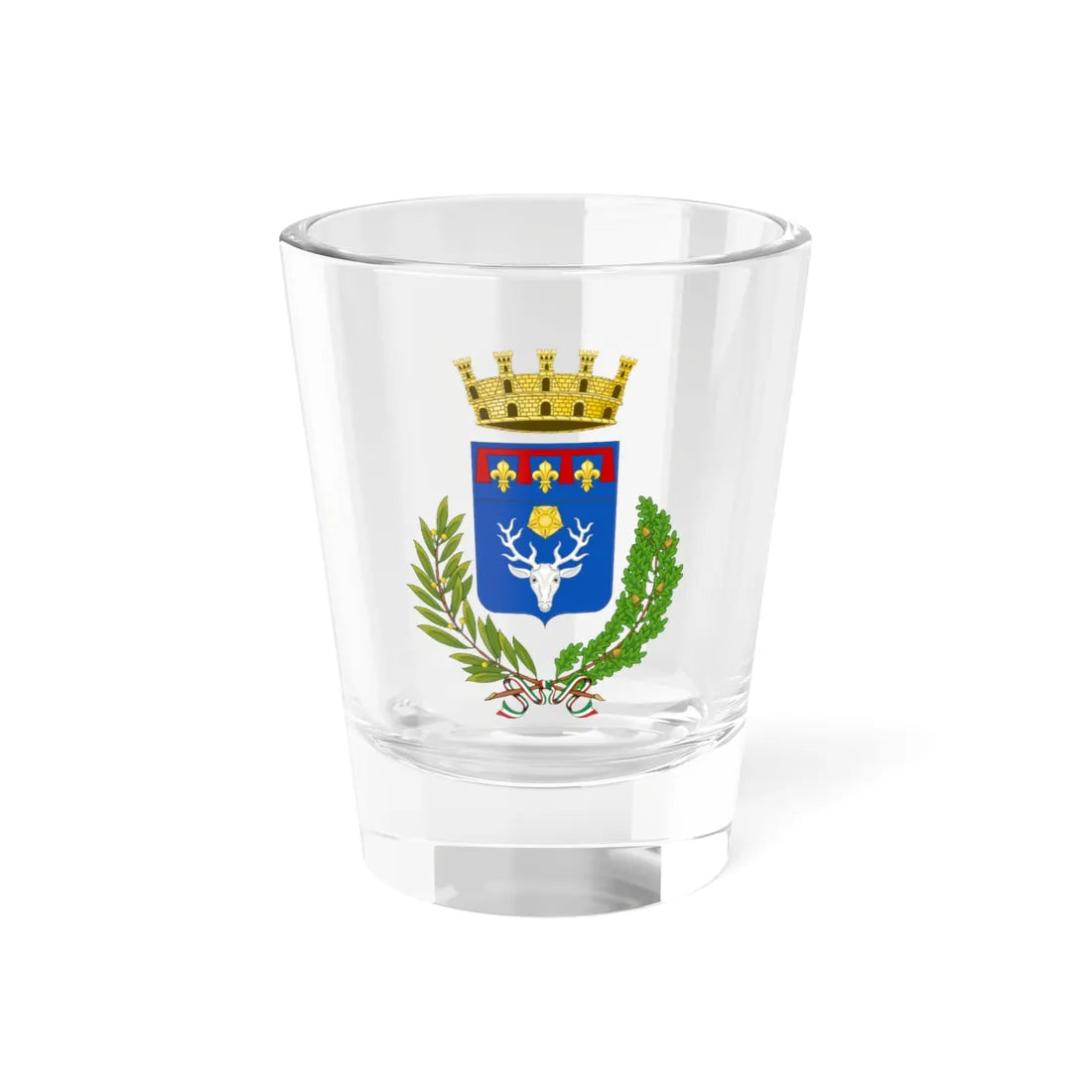 Calderara di Reno-Stemma (Italy) (Coat of Arms) Shot Glass 1.5oz 1.5oz - Go Mug Yourself