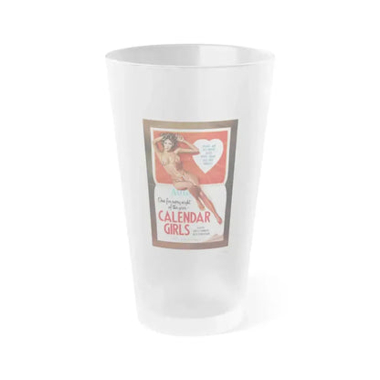 CALENDER GIRLS 1977 Movie Poster - Frosted Pint Glass 16oz 16oz Frosted - Go Mug Yourself