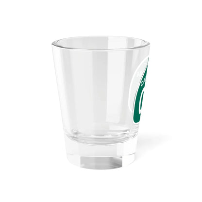 California 00 template (California) (Road Sign) Shot Glass 1.5oz - Go Mug Yourself
