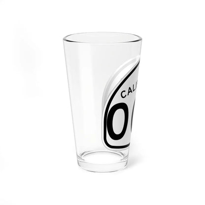 California 000 1957 template (California) (Road Sign) Pint Glass 16oz - Go Mug Yourself
