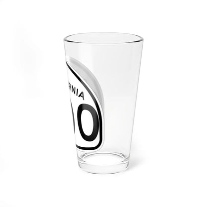 California 000 1957 template (California) (Road Sign) Pint Glass 16oz - Go Mug Yourself