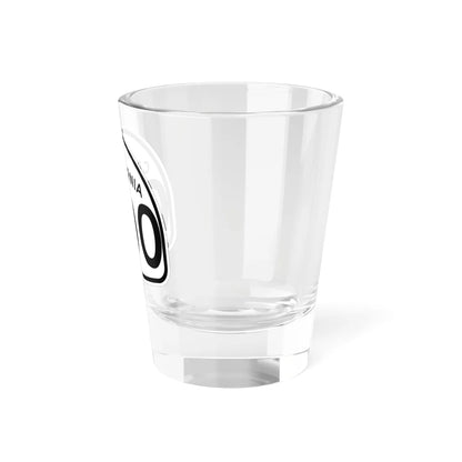 California 000 1957 template (California) (Road Sign) Shot Glass 1.5oz - Go Mug Yourself