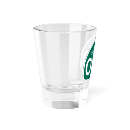 California 000 template (California) (Road Sign) Shot Glass 1.5oz - Go Mug Yourself