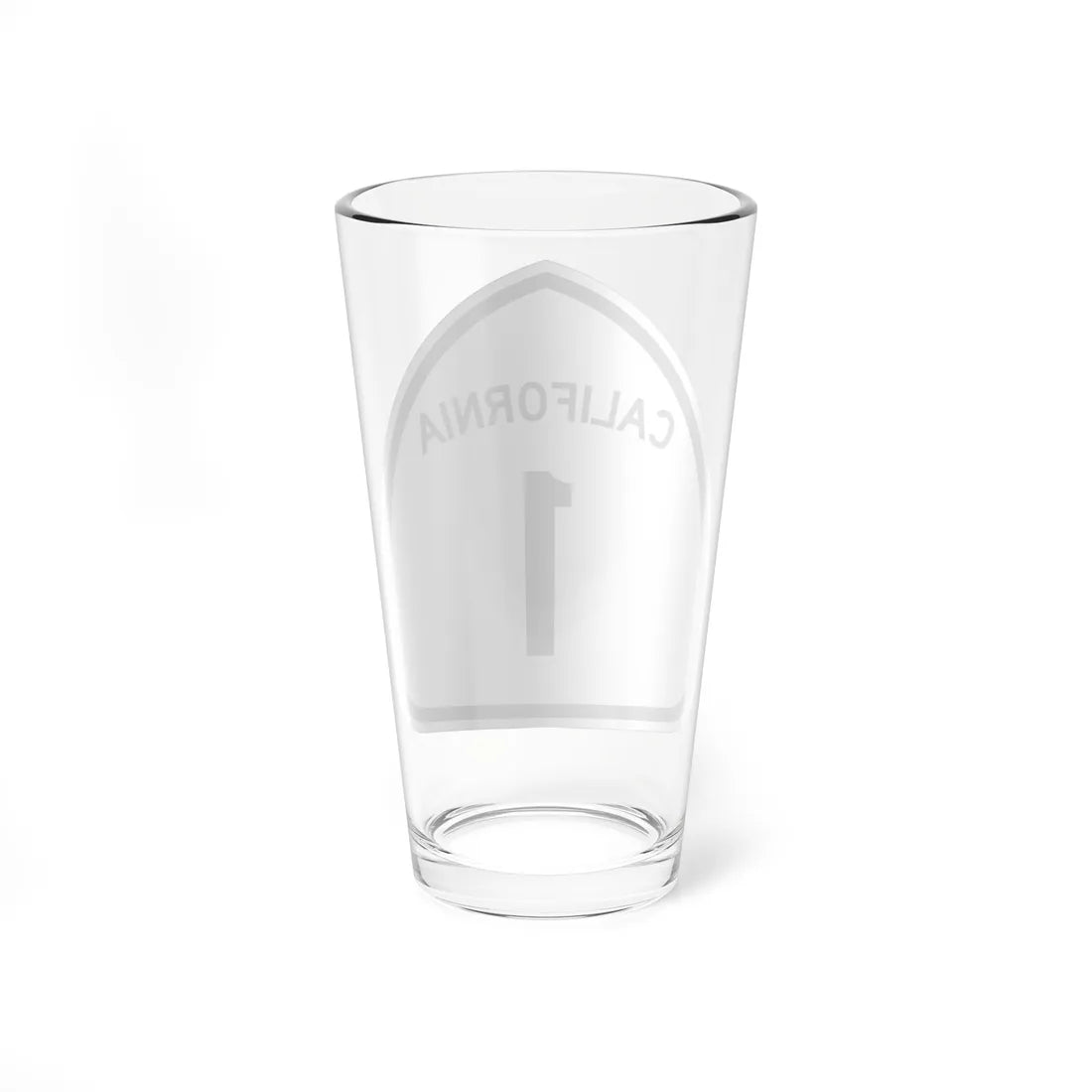 California 1 1957 (California) (Road Sign) Pint Glass 16oz - Go Mug Yourself