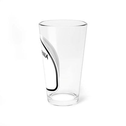 California 1 1957 (California) (Road Sign) Pint Glass 16oz - Go Mug Yourself