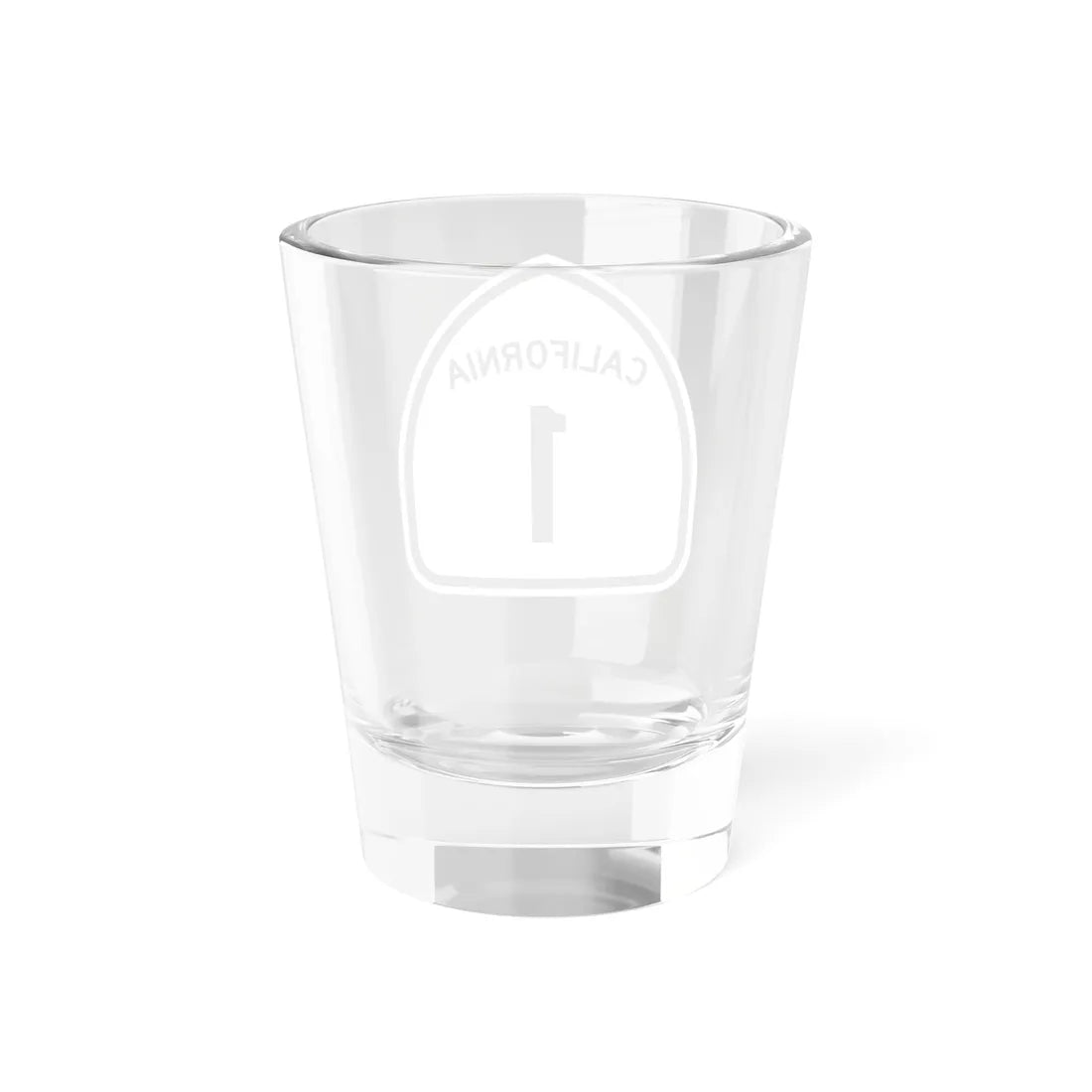 California 1 1957 (California) (Road Sign) Shot Glass 1.5oz - Go Mug Yourself