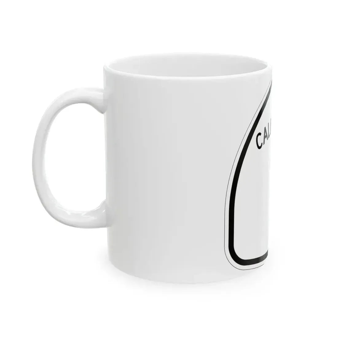 California 1 1957 (California) (Road Sign) White Coffee Mug - Go Mug Yourself