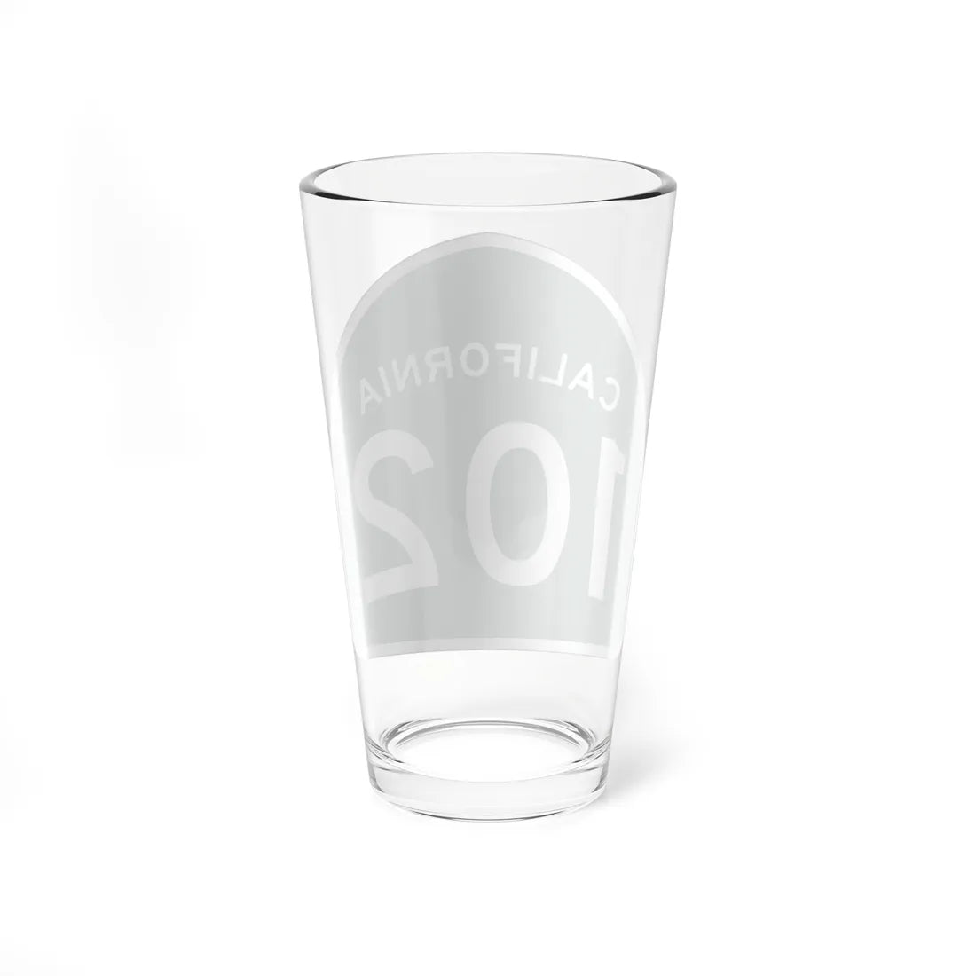 California 102 (California) (Road Sign) Pint Glass 16oz - Go Mug Yourself