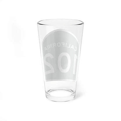 California 102 (California) (Road Sign) Pint Glass 16oz - Go Mug Yourself
