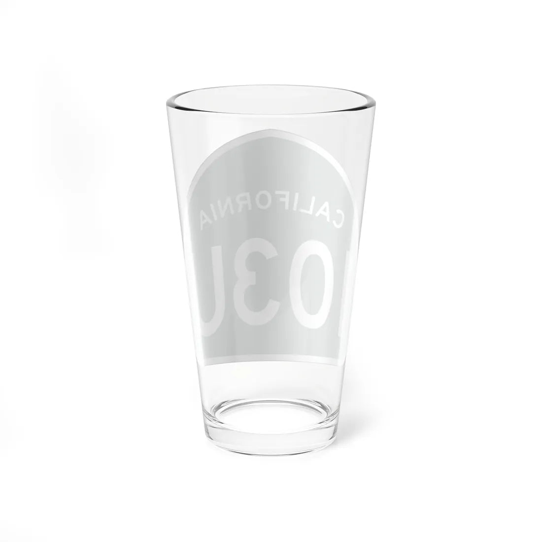California 103U (California) (Road Sign) Pint Glass 16oz - Go Mug Yourself