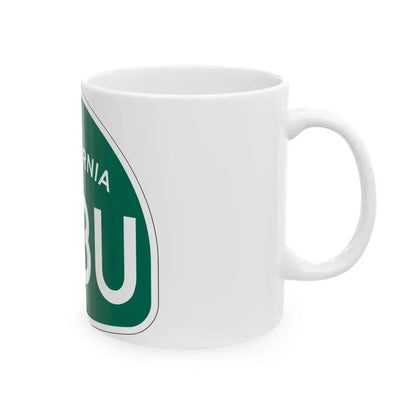 California 103U (California) (Road Sign) White Coffee Mug - Go Mug Yourself