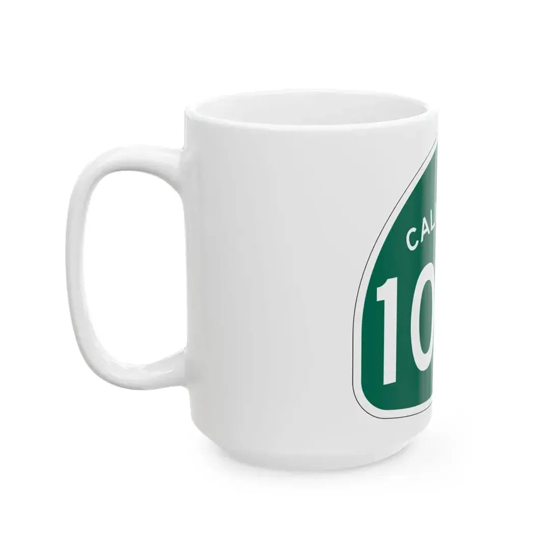 California 103U (California) (Road Sign) White Coffee Mug - Go Mug Yourself