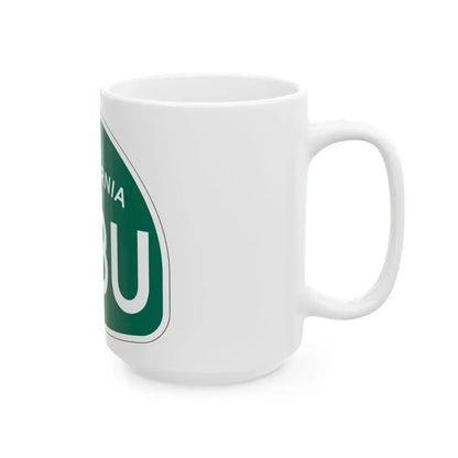 California 103U (California) (Road Sign) White Coffee Mug - Go Mug Yourself