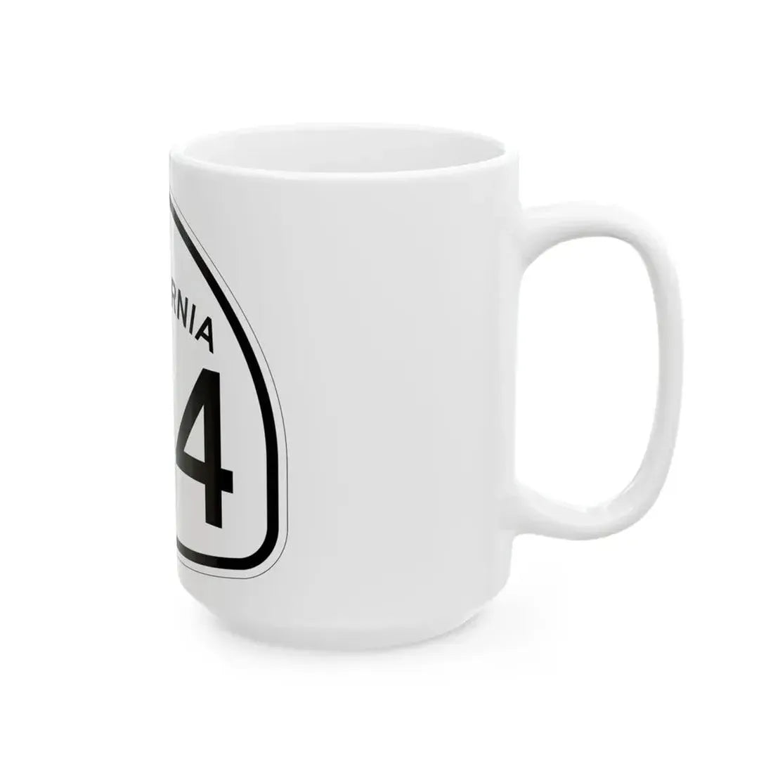 California 104 1957 (California) (Road Sign) White Coffee Mug - Go Mug Yourself