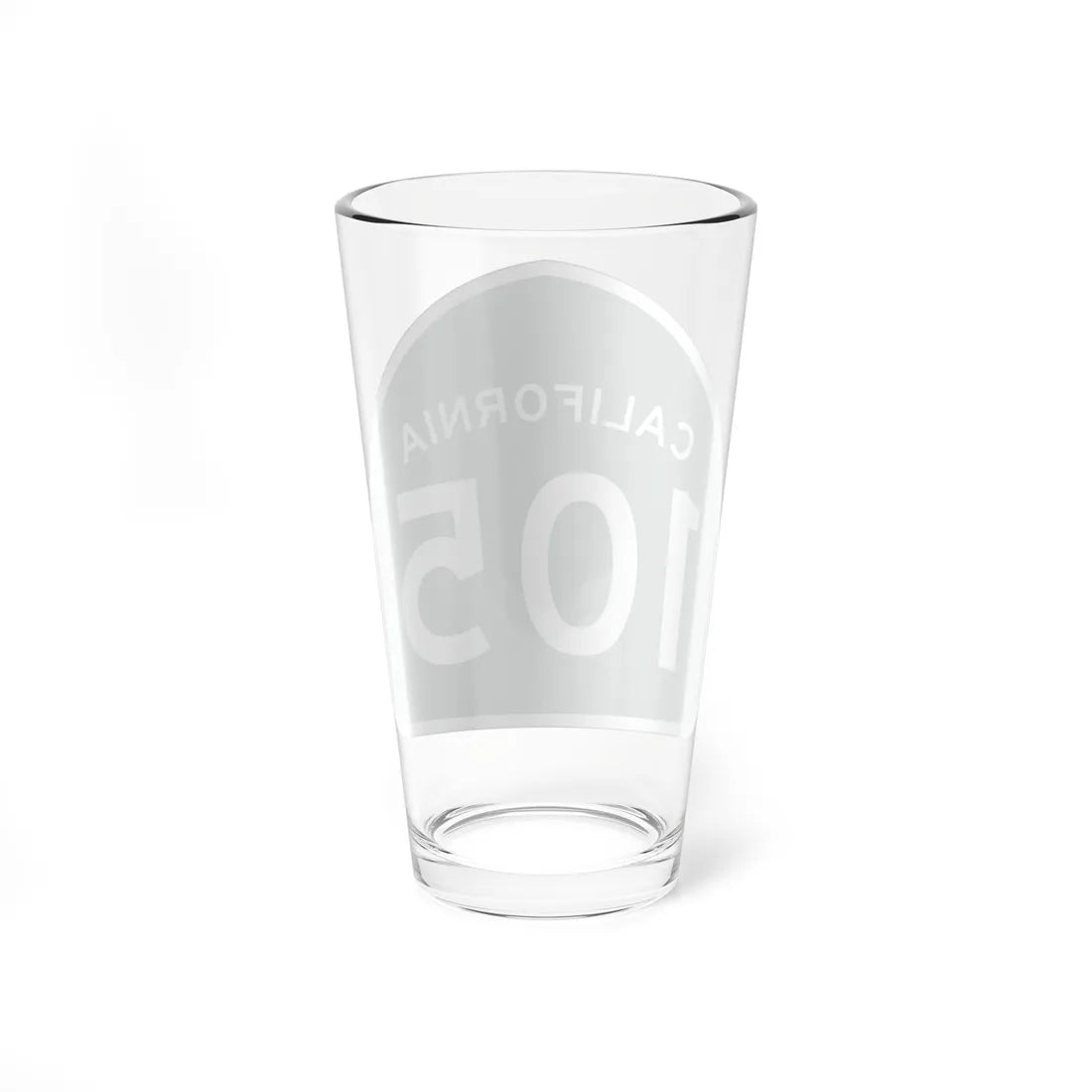 California 105 (California) (Road Sign) Pint Glass 16oz - Go Mug Yourself
