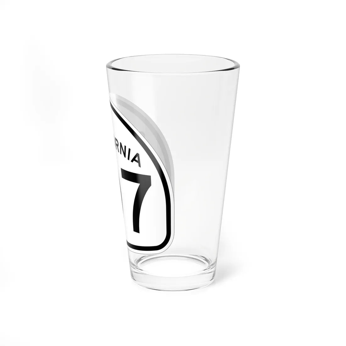 California 107 1957 (California) (Road Sign) Pint Glass 16oz - Go Mug Yourself