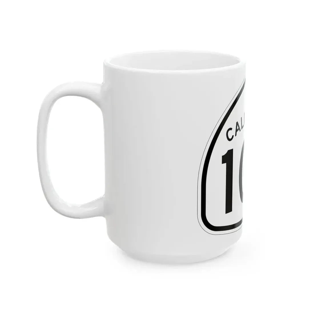 California 107 1957 (California) (Road Sign) White Coffee Mug - Go Mug Yourself