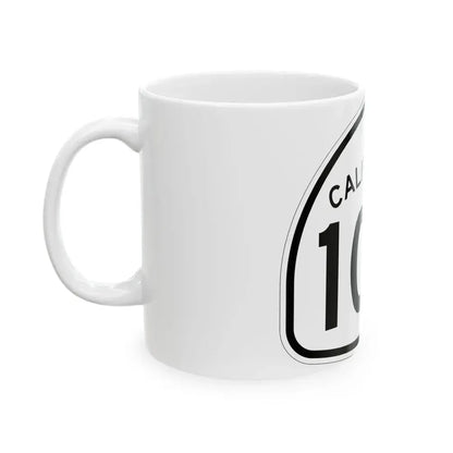 California 108 1957 (California) (Road Sign) White Coffee Mug - Go Mug Yourself