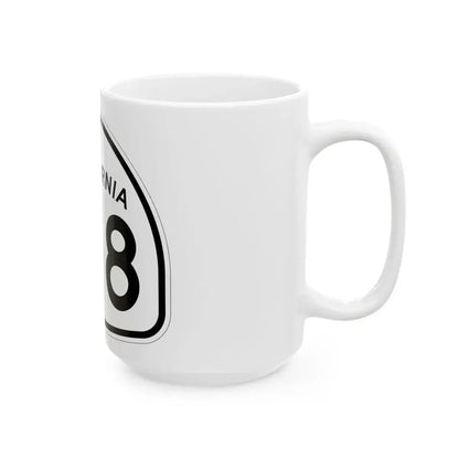 California 108 1957 (California) (Road Sign) White Coffee Mug - Go Mug Yourself