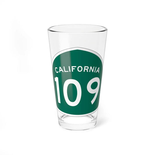 California 109 (California) (Road Sign) Pint Glass 16oz 16oz - Go Mug Yourself