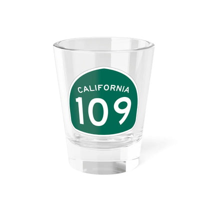 California 109 (California) (Road Sign) Shot Glass 1.5oz 1.5oz - Go Mug Yourself