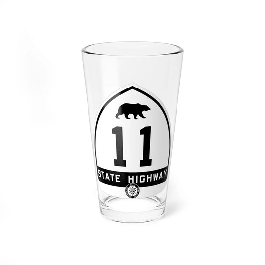California 11 1948 (California) (Road Sign) Pint Glass 16oz 16oz - Go Mug Yourself
