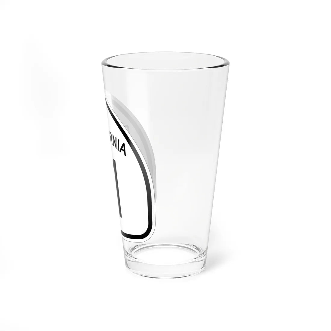 California 11 1957 (California) (Road Sign) Pint Glass 16oz - Go Mug Yourself