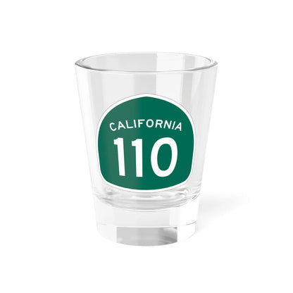 California 110 (California) (Road Sign) Shot Glass 1.5oz 1.5oz - Go Mug Yourself