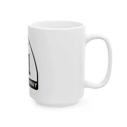 California 111 1934 S (California) (Road Sign) White Coffee Mug - Go Mug Yourself