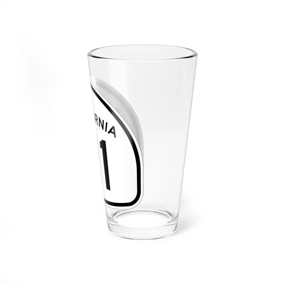 California 111 1957 (California) (Road Sign) Pint Glass 16oz - Go Mug Yourself