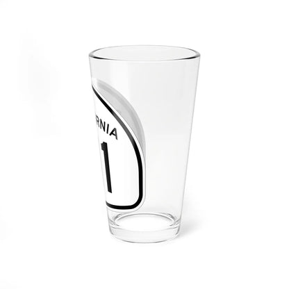 California 111 1957 (California) (Road Sign) Pint Glass 16oz - Go Mug Yourself