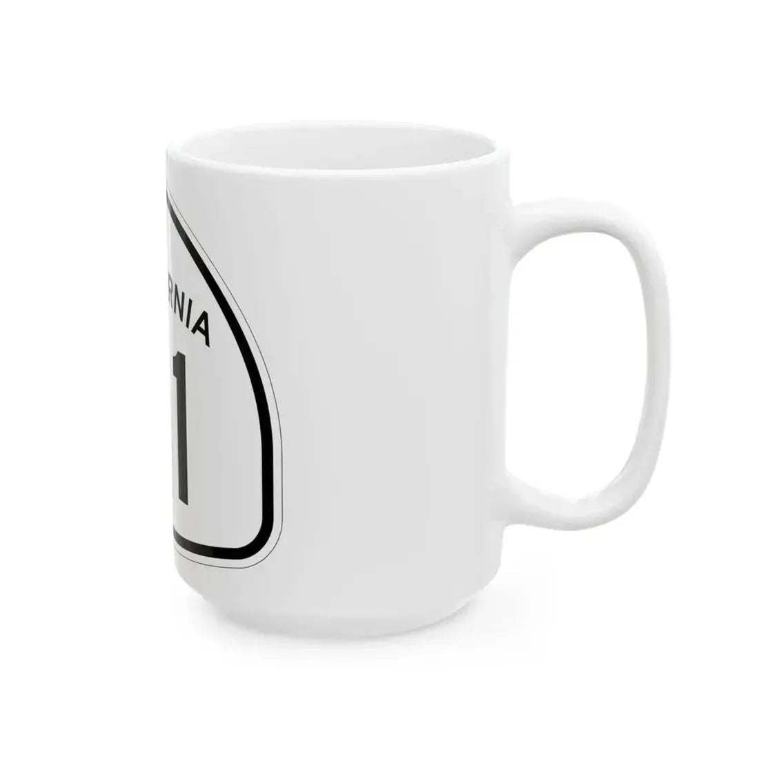 California 111 1957 (California) (Road Sign) White Coffee Mug - Go Mug Yourself