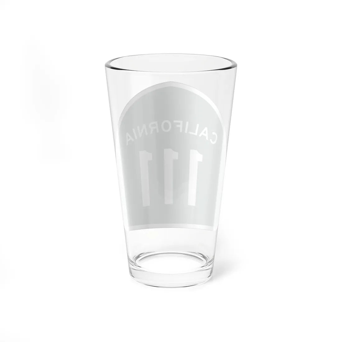 California 111 (California) (Road Sign) Pint Glass 16oz - Go Mug Yourself
