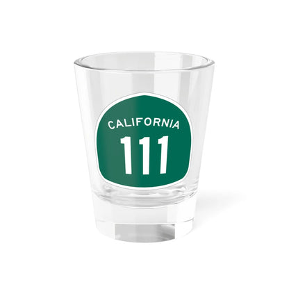California 111 (California) (Road Sign) Shot Glass 1.5oz 1.5oz - Go Mug Yourself