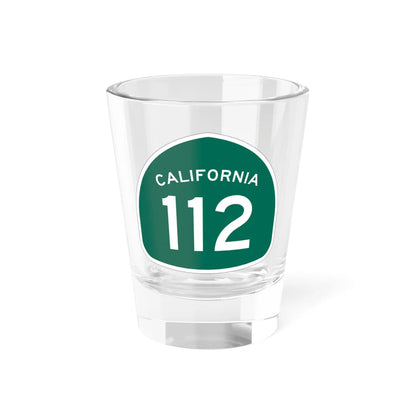 California 112 (California) (Road Sign) Shot Glass 1.5oz 1.5oz - Go Mug Yourself
