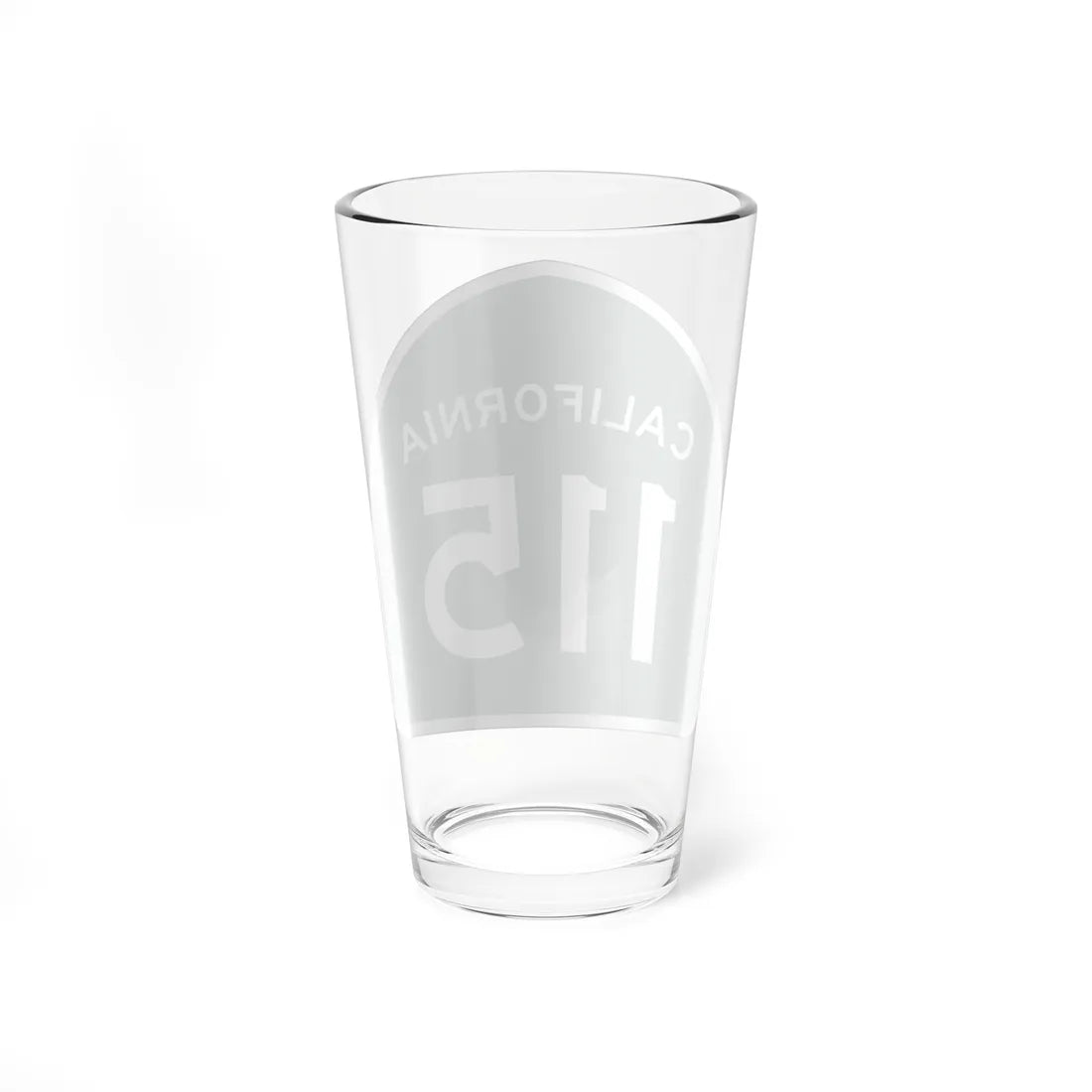 California 115 (California) (Road Sign) Pint Glass 16oz - Go Mug Yourself