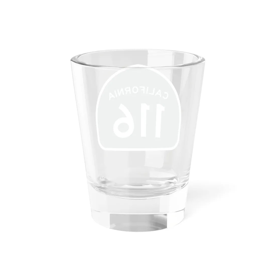 California 116 (California) (Road Sign) Shot Glass 1.5oz - Go Mug Yourself