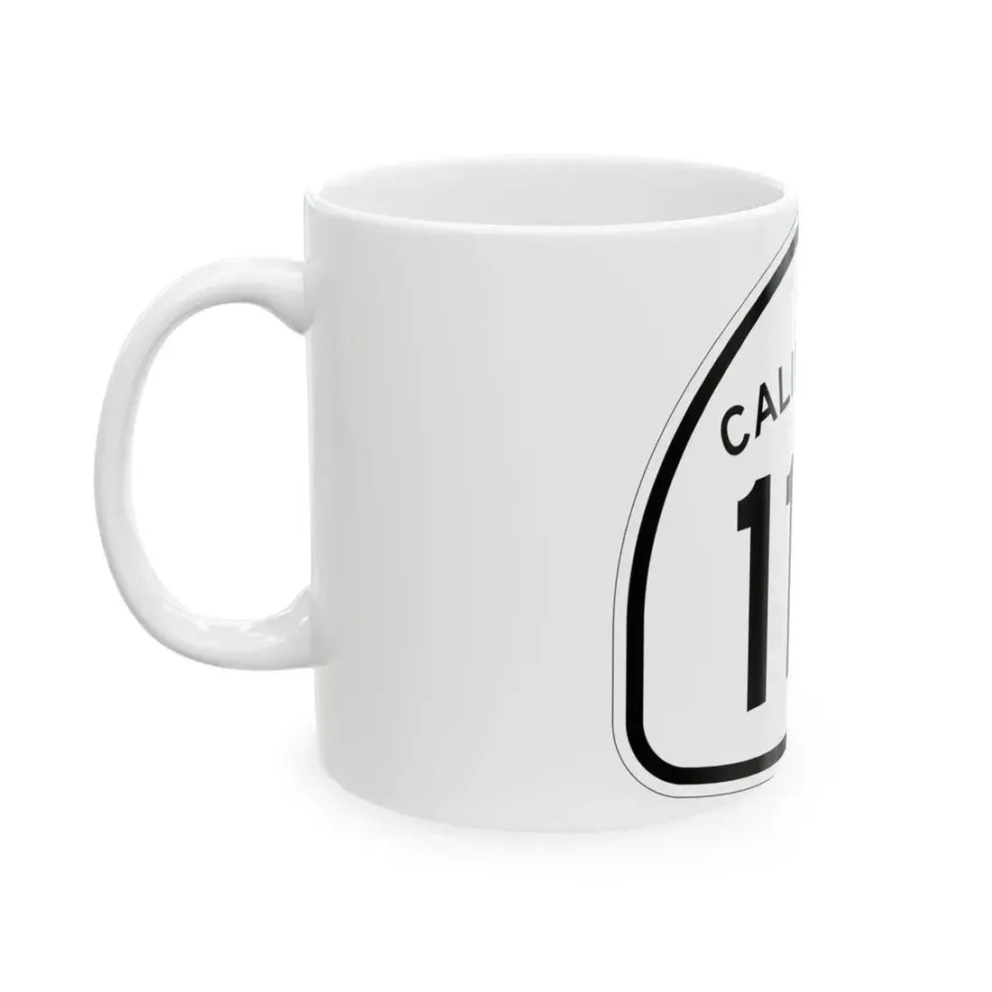 California 118 1957 (California) (Road Sign) White Coffee Mug - Go Mug Yourself
