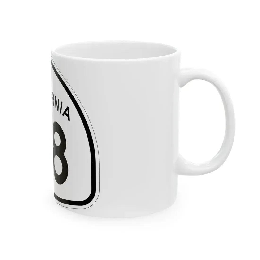California 118 1957 (California) (Road Sign) White Coffee Mug - Go Mug Yourself